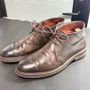 Alden Dark Brown Leather Chukka Boots